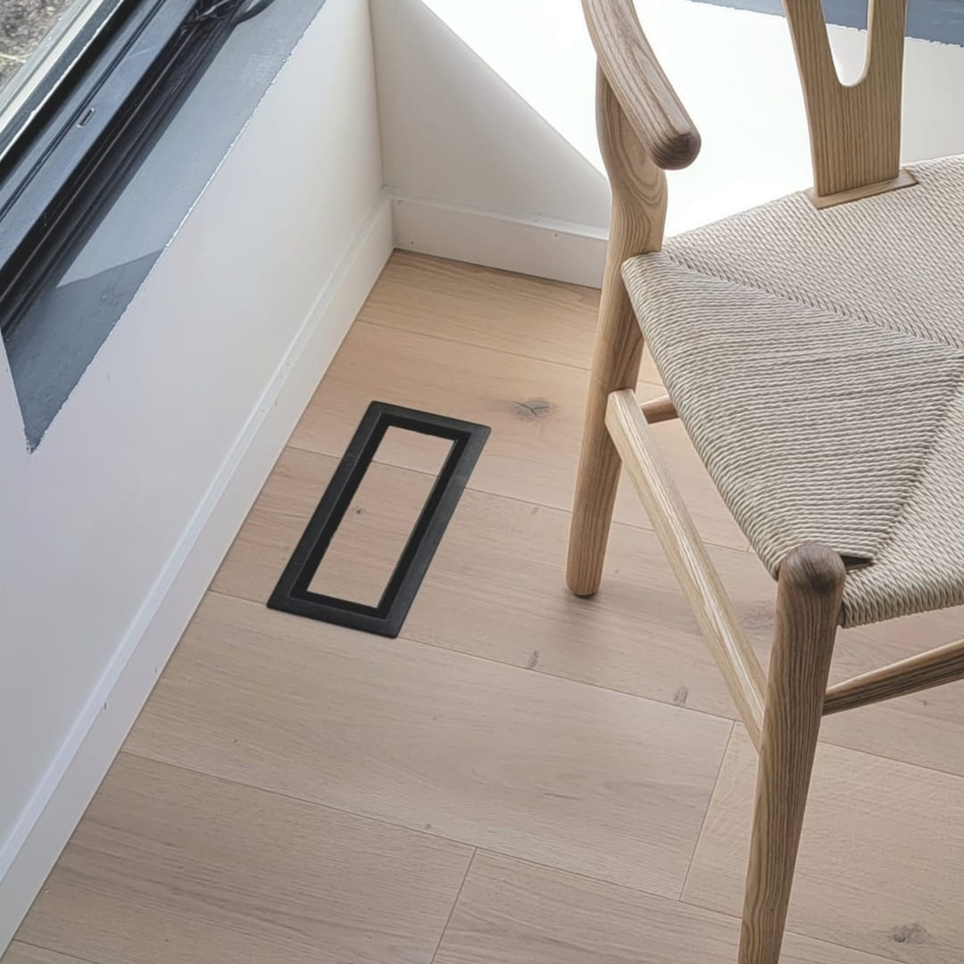 Framed Floor Vent [Lite] - 4'' x 10''
