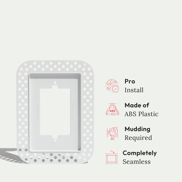 Flush Drywall Receptacle Mount [Lite]