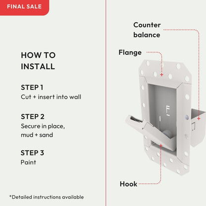 Flush Hideaway Hook [Luxe]