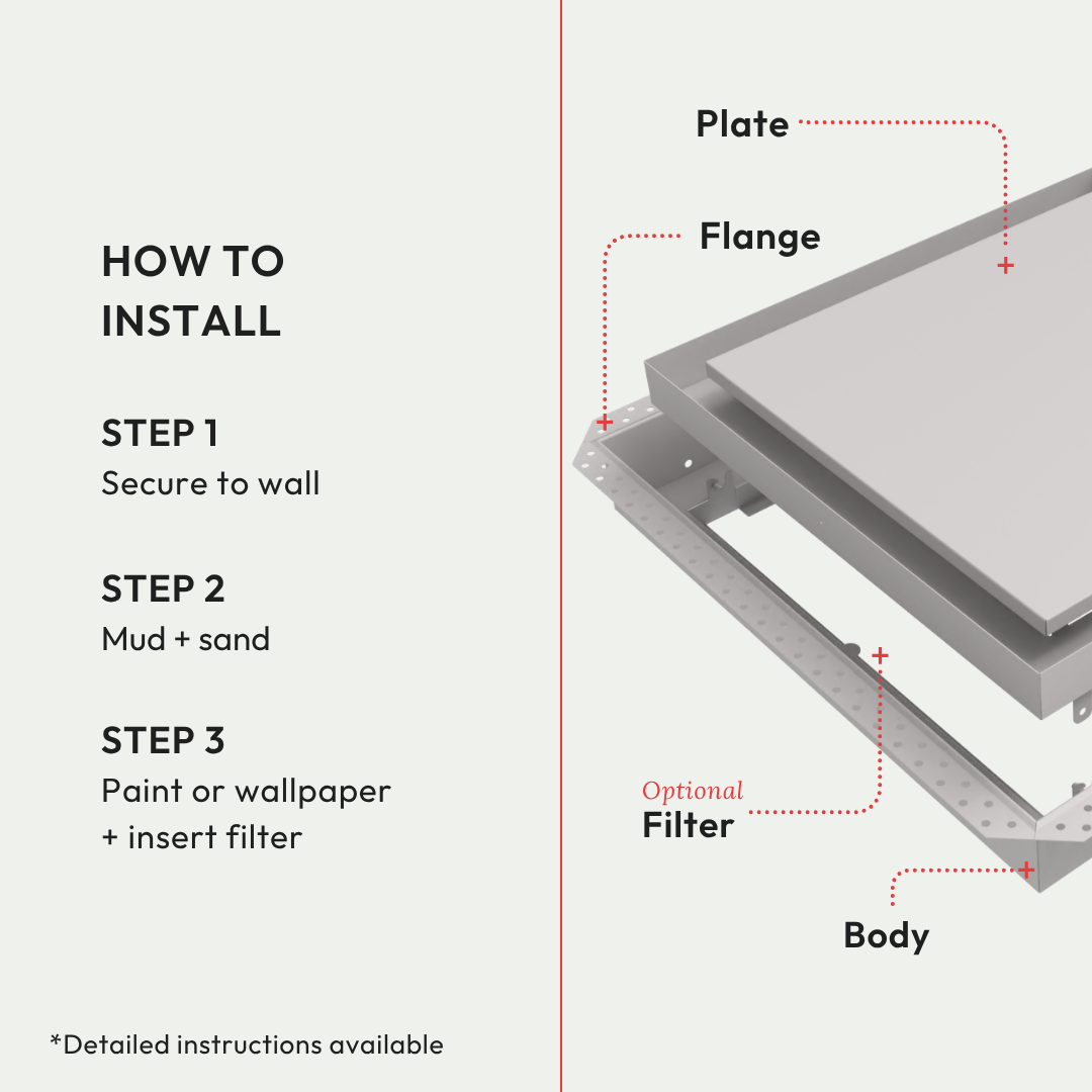 Flush Ceiling Vent XL [Luxe+]